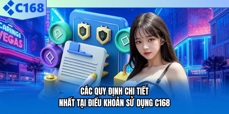 Các quy định chi tiết nhất tại điều khoản sử dụng C168 Các quy định chi tiết nhất tại điều khoản sử dụng C168