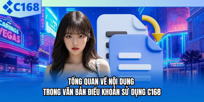Tổng quan về nội dung trong văn bản điều khoản sử dụng C168 Tổng quan về nội dung trong văn bản điều khoản sử dụng C168